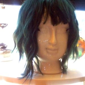 DARK GREEN FULL WIG